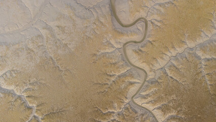 Fototapeta na wymiar texture of the sand - Alaska