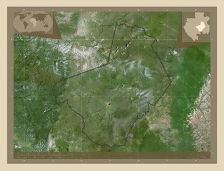 Ogooue-Lolo, Gabon. High-res satellite. Major cities