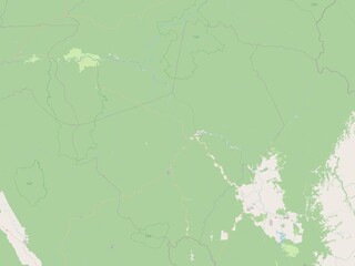 Ogooue-Lolo, Gabon. OSM. No legend