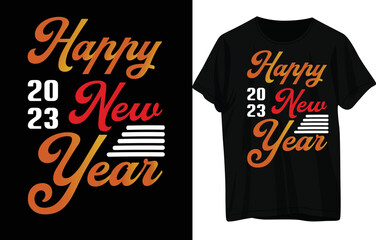 Happy New Year T-Shirt Design 