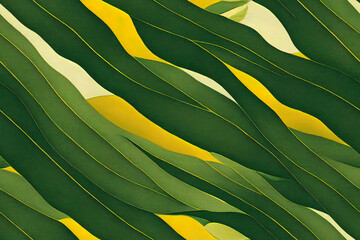 Fototapeta na wymiar Beautiful green leaves design illustrated 