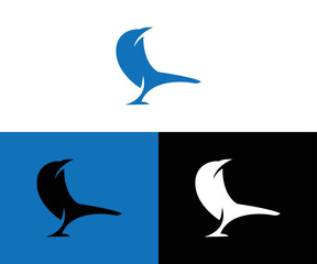 the bird logo design