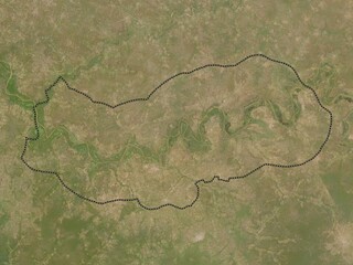 Upper River, Gambia. Low-res satellite. No legend