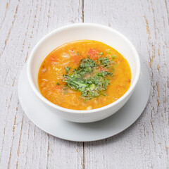 vegetable soup with vegetables