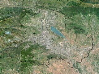 Tbilisi, Georgia. High-res satellite. No legend