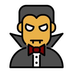 vampire Color line icon