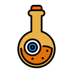 poison Color line icon