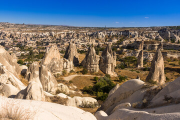 The beauty of Turkish landscapes in Cappadocia