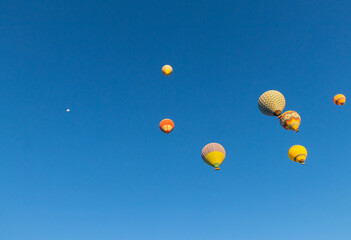 The beauty of Turkish landscapes in Cappadocia