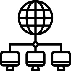 Server web hosting icon