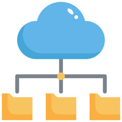 Cloud storage icon