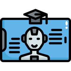 Robot teaching icon