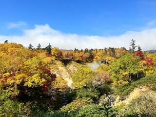 Obraz premium 高原温泉沼巡り