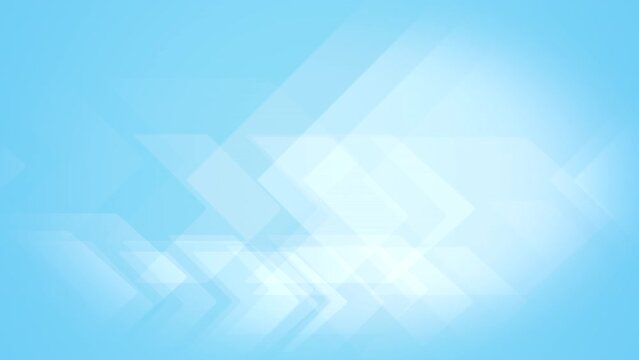 Motion triangles geometric shapes on blue gradient, abstract business, corporate and geometric style background