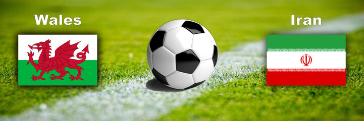 Fussball Wales vs. Iran