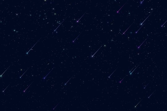  starry sky night nebula cosmic flares universe planet
