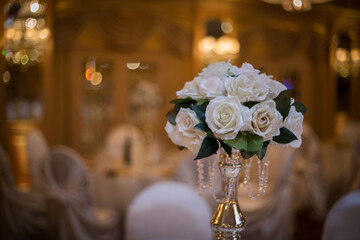wedding bouquet on a table