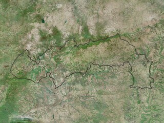 North East, Ghana. High-res satellite. No legend