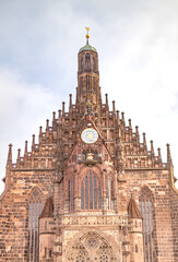 Fototapeta na wymiar Nürnberg Frauenkirche