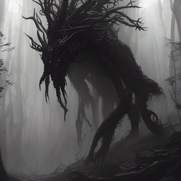Scary Forest Monster