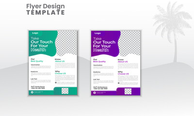 Creative design template, Unique Flyer Design Template, A4 size, Full Editable, Own Concept, modern flyer design, 