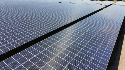 Solar panel mounting structure installation. This system is floated on your dam, river, reservoir, or lake to reduce evaporation and keep your solar PV panels cool for optimal performance