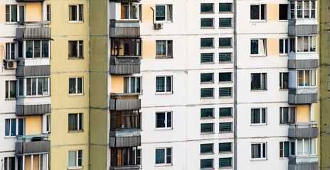 Multi-storey residential buildings in the residential area of Yasenevo in the south of the Russian capital