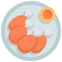 fried chicken icon