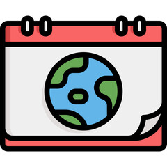 World calendar icon