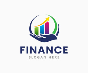 Financial Logo Design Idea. Finance and Accounting Logo Design Vector