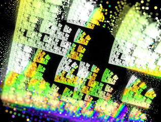 Imaginatory fractal abstract background Image