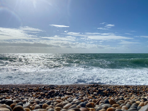 waves and rocks