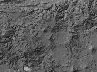 Jalapa, Guatemala. Grayscale. No legend