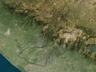 Quezaltenango, Guatemala. Low-res satellite. No legend