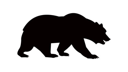 Grizzly silhouette