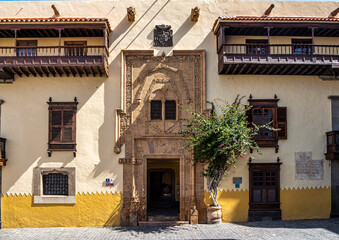 Historical colonial museum, Casa de Colon, Colombus House in Las Palmas, Gran Canaria, Spain