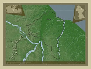 Essequibo Islands-West Demerara, Guyana. Wiki. Labelled points of cities