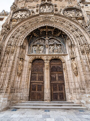 Church of Saint Mary, Santa Maria la Real, in Aranda de Duero, Burgos, Spain.