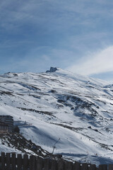 Pico Mulhac&eacute;n, en Sierra Nevada, Granada