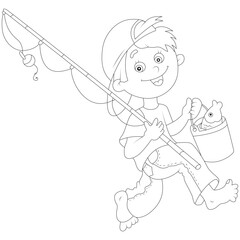 funny kids activities coloring page for children