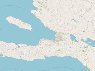 Ouest, Haiti. OSM. No legend