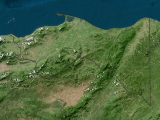 Colon, Honduras. High-res satellite. No legend