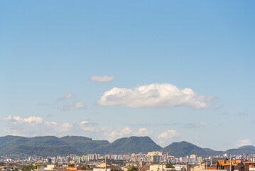 Panoramic of the city of Santa maria RS Brazil