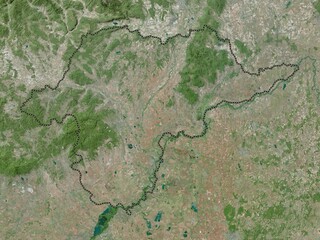 Borsod-Abauj-Zemplen, Hungary. High-res satellite. No legend