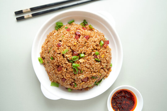 A bowl of fried rice