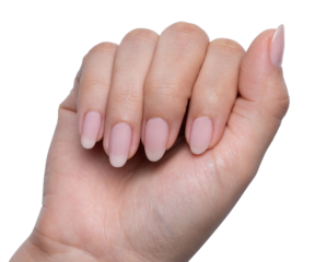 One woman hand with pretty nails