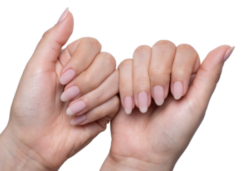 Polished woman nails