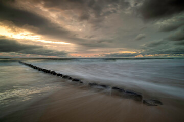 The landscape on the Baltic Sea.