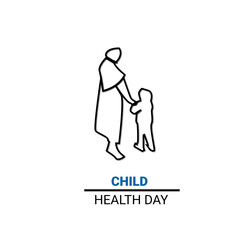 illustration idea of child health day