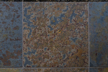 Stone slate pattern close up detail